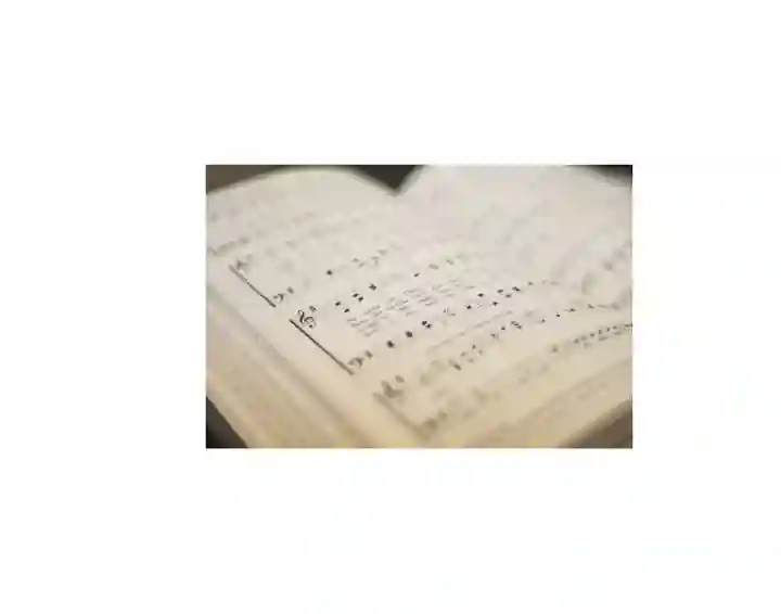 Image of an Open Hymn Book