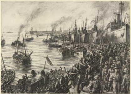 The Return from Dunkirk drawing