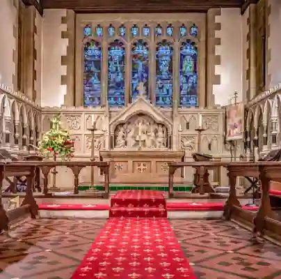 The altar of St Mary's Church